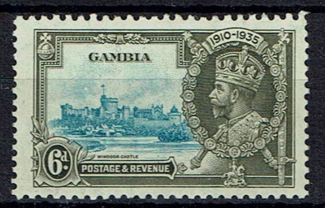 Image of Gambia SG 145c LMM British Commonwealth Stamp